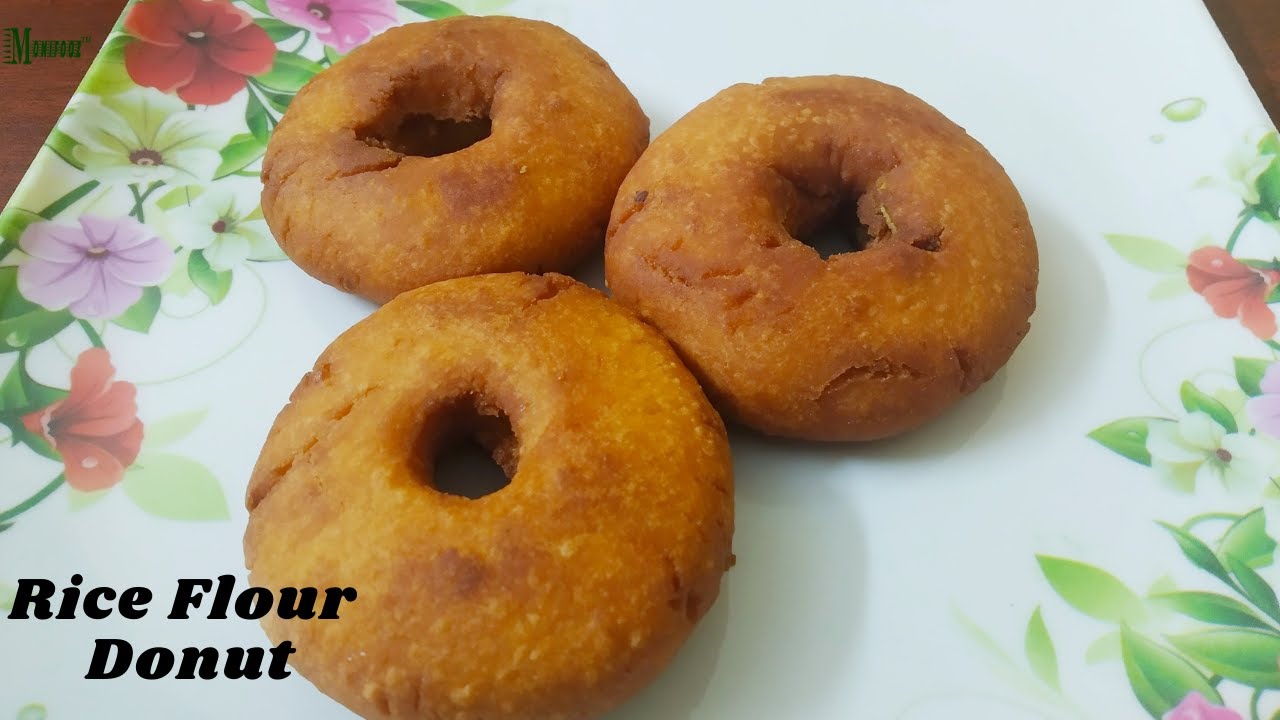 How to make Rice Flour Donut? Sweet Snack Monifooz YouTube