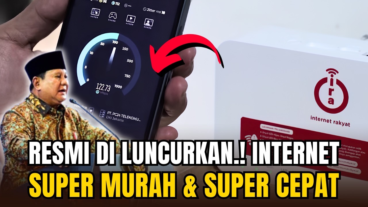 Prabowo Resmikan! Internet Indonesia Super Murah & Super Cepat
