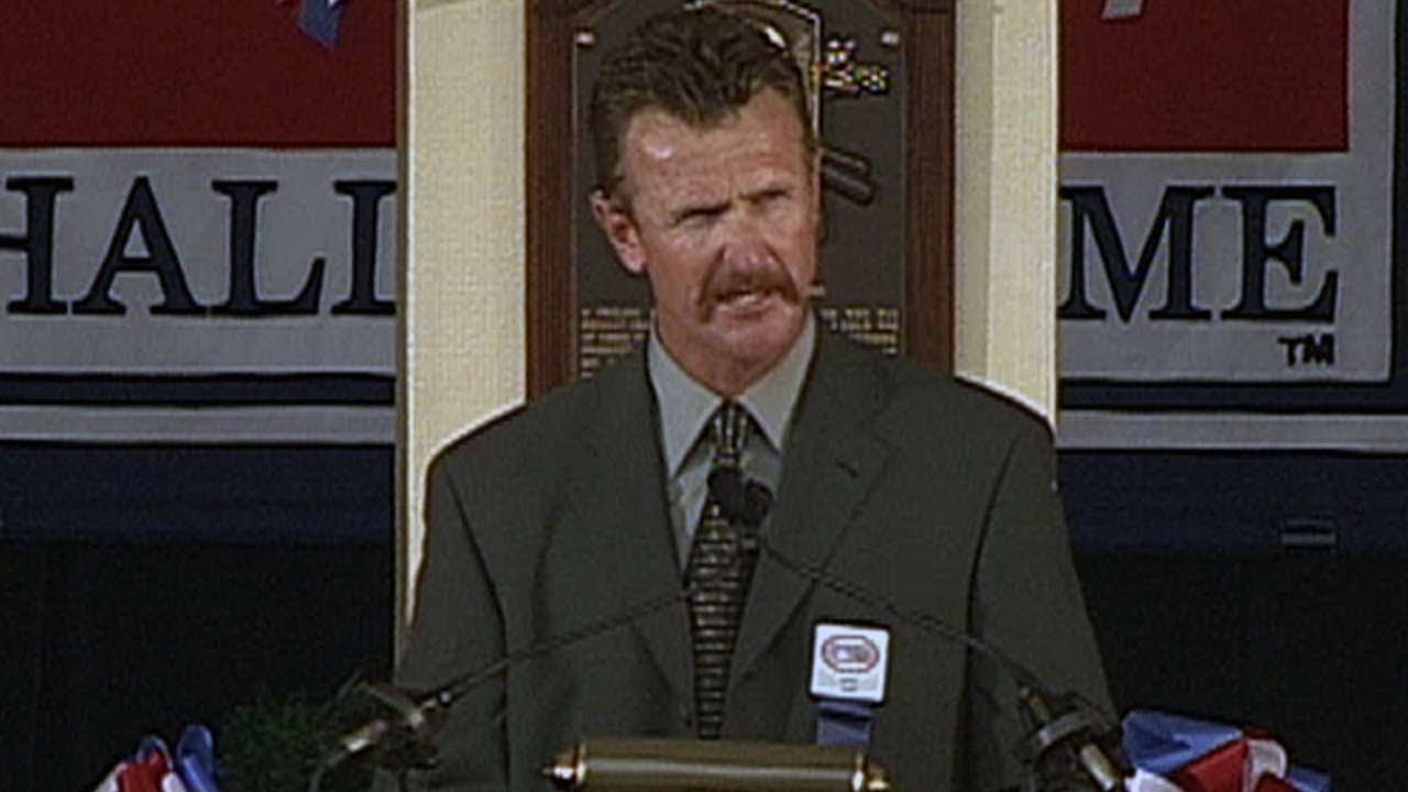 Robin Yount delivers Hall of Fame induction speech 