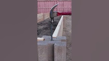 Fastest way to build a Raised Garden Bed 😲💯 #shorts