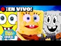 🔴 EN VIVO: ¡Momentos CLÁSICOS de Bob Esponja 🍍 con marionetas, en blanco y negro!