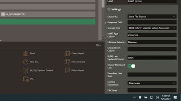 Oracle APEX: How to add an Image as BLOB to Existing Table/Form/Report