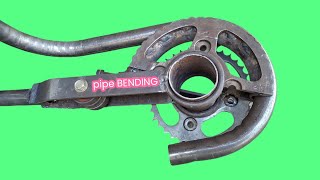 Ide Cerdas Cara Membuat Bending Pipa Besi 1 Inch Manual Dari Gear Dan Shock Bekas Motor