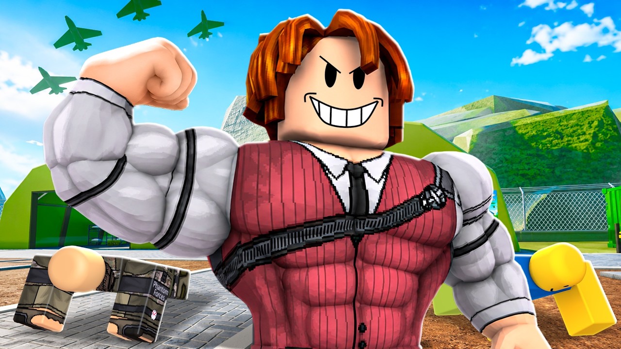 A CADA SEGUNDO EU FICO MAIS FORTE NO ROBLOX!!!
