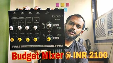 Kadence MX800 Review ||Budget Mixer|| Kadence MX800 Ultra Low Noise 8-Channel Line Mixer