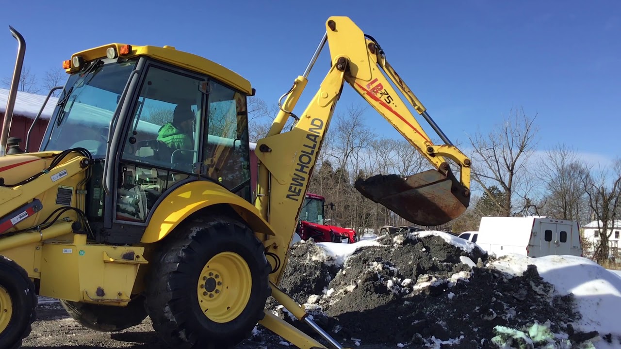 New Holland LB75 Backhoe