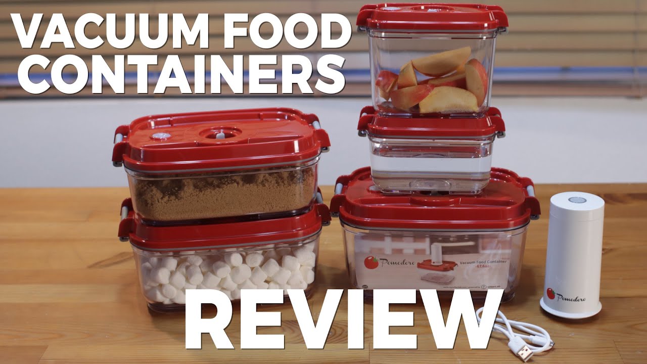 Pomodoro Vacuum Food Containers Review, Urban Lab