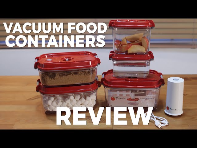 Pomodoro Vacuum Food Containers Review, Urban Lab