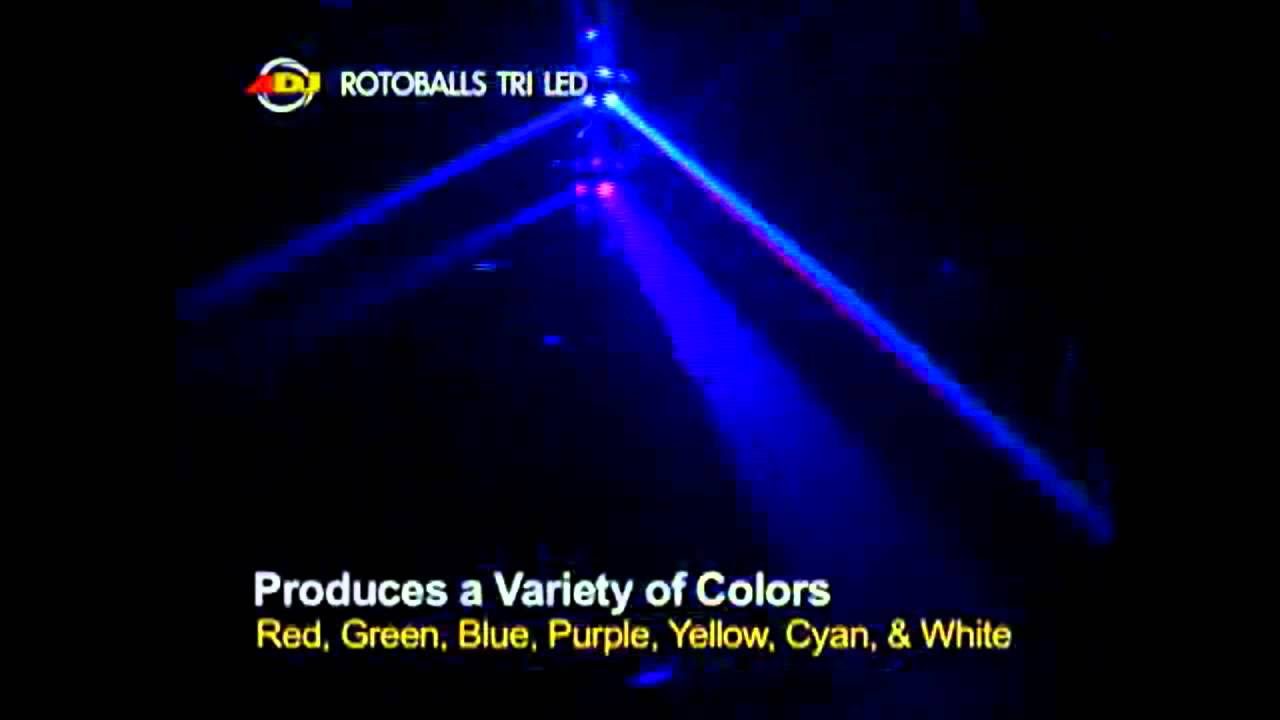 AMERICAN DJ / ミラーボールセンターピース ROTOBALLS TRI LED