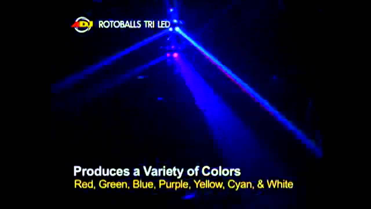 AMERICAN DJ　SUNRAY TRI LED DMX ミラーボール Sunray Tri LED DMX