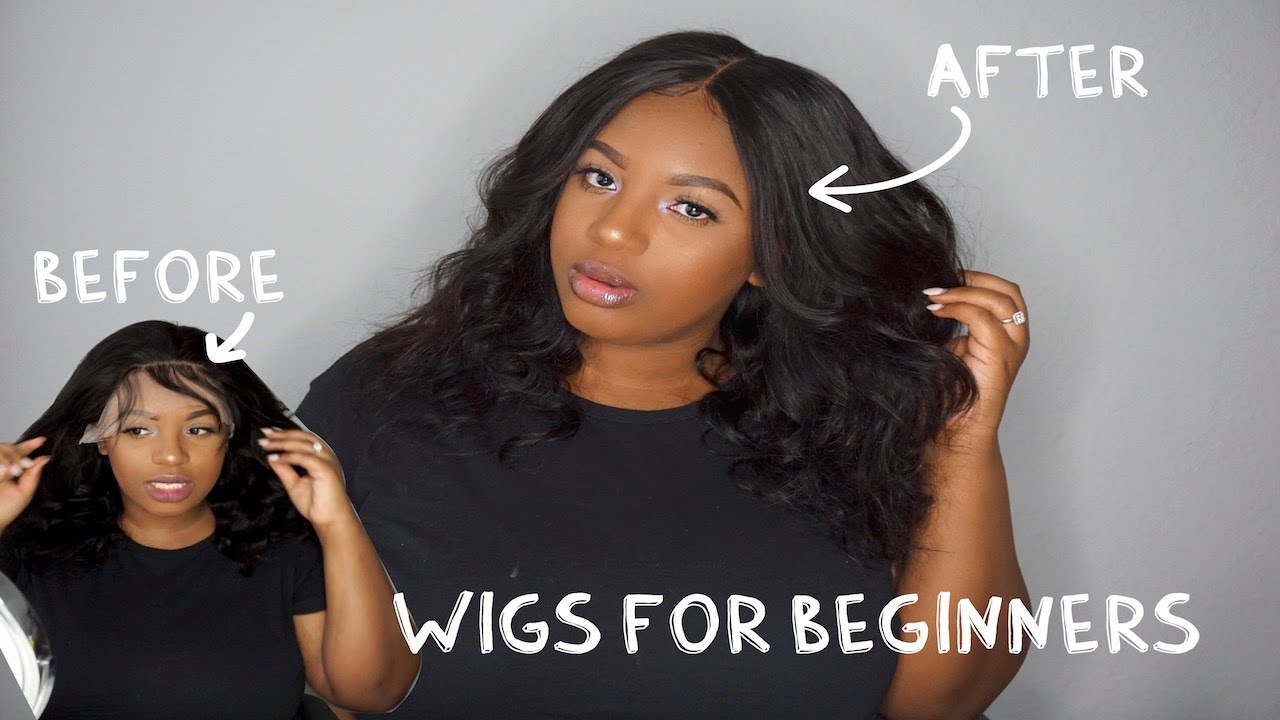 HOW TO APPLY A WIG FOR BEGINNERS! YouTube