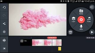 How can making colour Smoke with text writing | Kinemaster | Amo Odisha tech screenshot 3