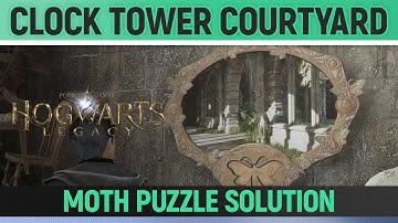 Hogwarts Legacy - Moth Frame Puzzle - Clock Tower Courtyard