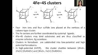 Fe-S protein, Nitrogenase and cytochrome