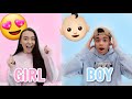 Our Baby Gender Reveal! *Cute Reaction*