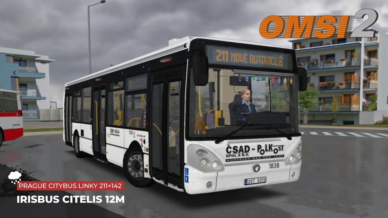 OMSI 2 #071 [CZ] AFG: Prague Citybus » 211+142 | Irisbus Citelis 12M (ČSAD POLKOST)