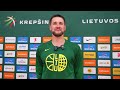 Rimo Kurtinaičio ir Margirio Normanto komentarai prieš rungtynes su Ukraina