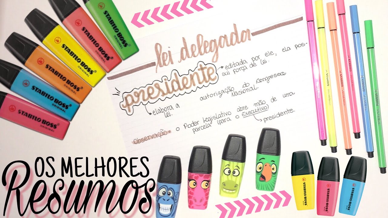 Como fazer resumos em fichas e se tornar o melhor aluno da sala