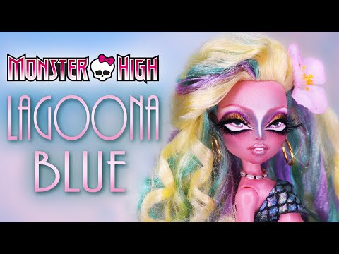 Custom LAGOONA BLUE Doll 🫧 🌺 ✨ [ MONSTER HIGH ]