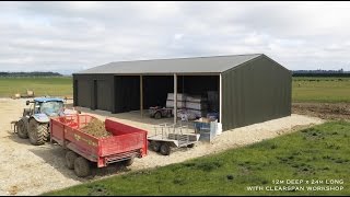 Watch the construction of a 12x24m farm shed from Alpine Buildings. From poles to roof cladding, see exactly why Alpine kitsets are 
