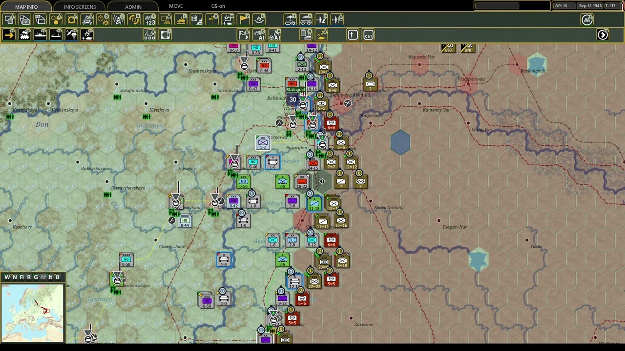 T117 War in the East 2, 1941 Multiplayer, vs Nightwarrior