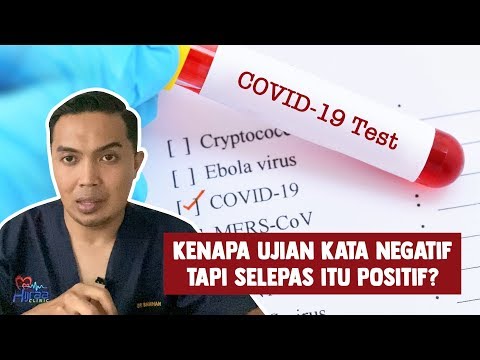 Kenapa Ujian Kata Negatif Tapi Selepas Itu Positif?