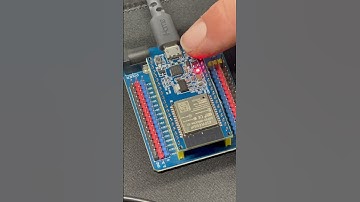 Making sure the new microcontroller works #diy #arduino #arduinoproject #esp32 #test #creative #make