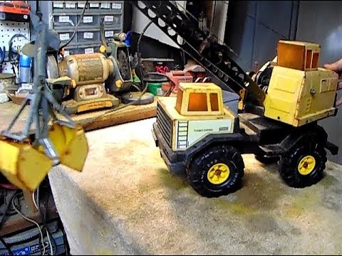 Vintage Mighty Tonka Crane Epic Restoration