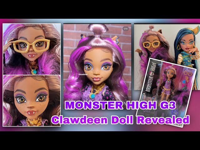 Monster High Clawdeen Wolf G3 Reboot Generation 3 Mattel 2022 New