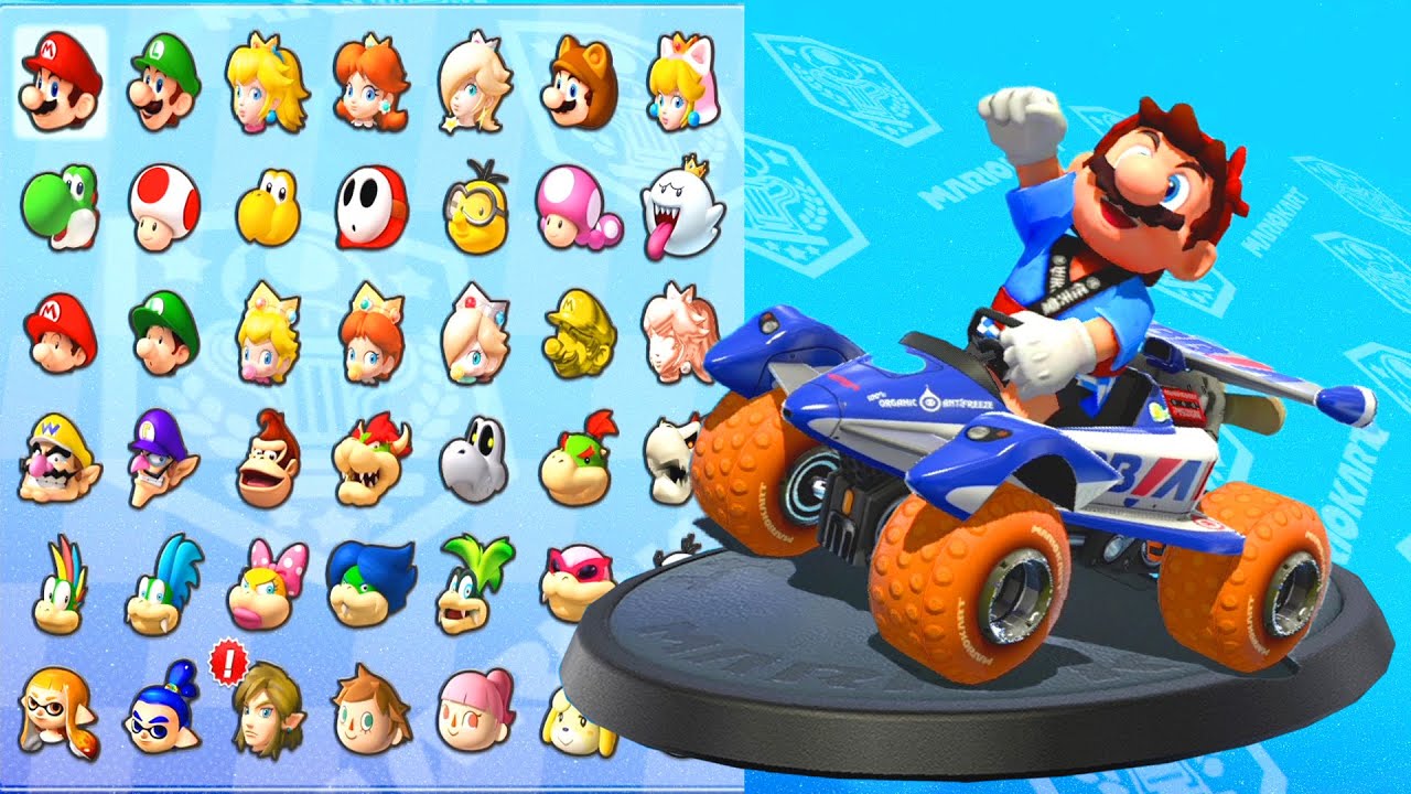 Mario Kart 8 Deluxe Mario ( Happi ) Shell Cup & Egg Cup The Top