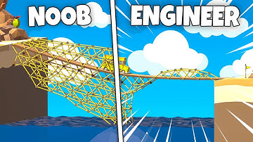 Spanning HUGE GAPS the engineering way... Poly Bridge 2!