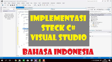 [ C# ] coding Stack menggunakan visual basic - Belajar Program