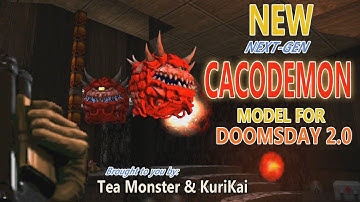New Next Gen Cacodemon Model for Doomsday 2.0 - Tea Monster and KuriKai