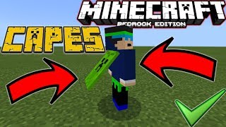 (MCPE CAPES) How To Get WEARABLE CAPES In Minecraft BE 1.10+ screenshot 5