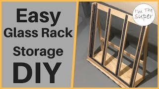 How To Make Glass Rack Storage