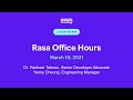 Rasa Office Hours: Yenny Cheung, Engineering Manager (Part 1)