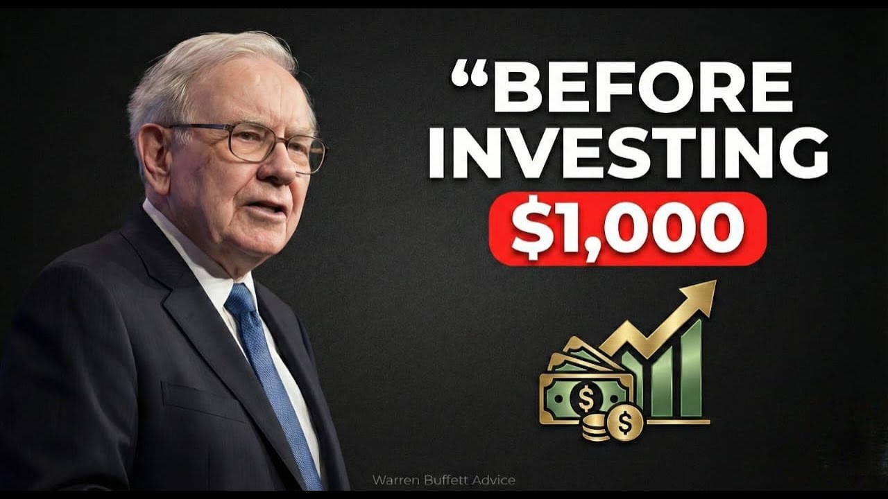warren buffett: Starting With $1,000 Don’t Make This Mistake.