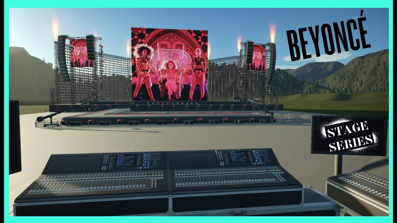 BEYONCE FORMATION TOUR - STAGE BULD! - Planet Coaster STAGE SERIES