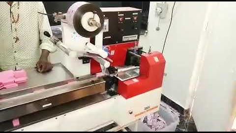 Mini (Table Top) Chocolate Flow Wrap Machine(Price: 1.9L INR) PLC Base Economical Model- ECO