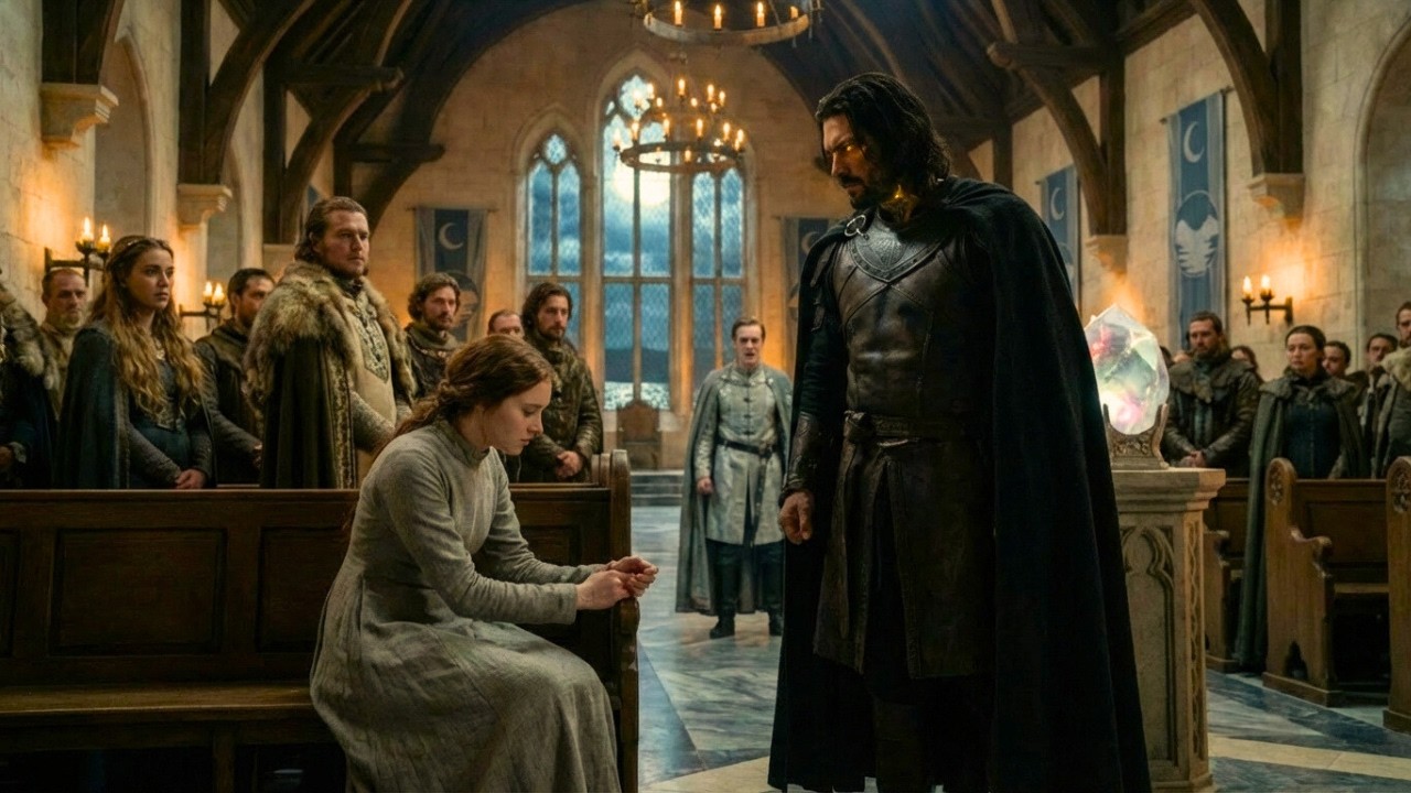 Elle s'assit seule à la cérémonie — jusqu'à ce qu'un ALPHA GÉANT grogne : 