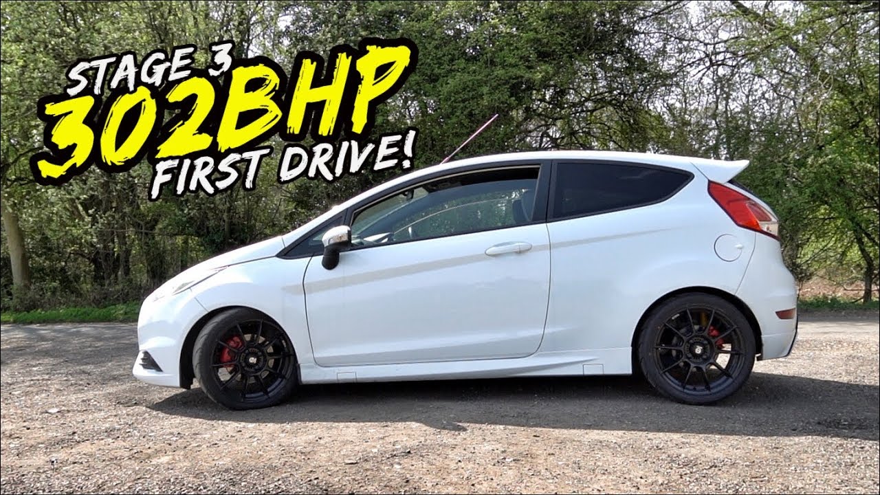 FIRST DRIVE IN MY *HYBRID TURBO 302BHP* FORD FIESTA ST!