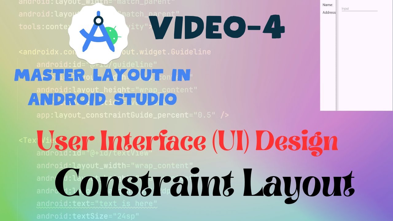Constraint Layout in Android Studio - YouTube