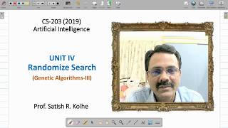 UNIT-IV - Genetic Algorithms III