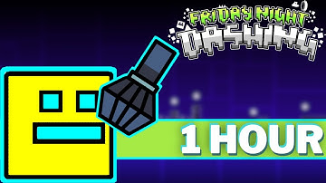 GEOMETRICAL DOMINATOR - FNF 1 HOUR SONG Perfect Loop (VS Geometry Dash I Friday Night Dashing)