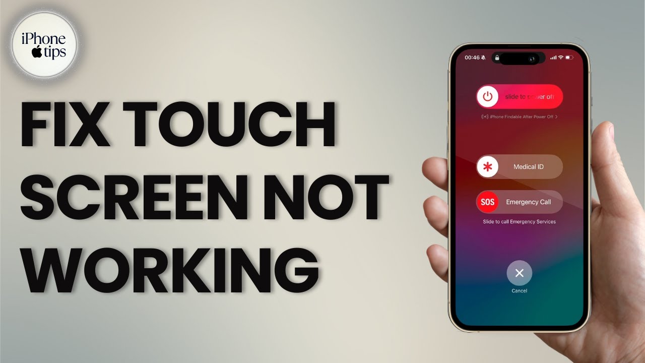 How to Fix iPhone Touch Screen Not Working - YouTube