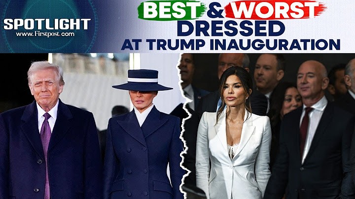 Trump's Inauguration Fashion: Melania, Ivanka, Usha Vance Turn Heads | Firstpost Spotlight | N18G