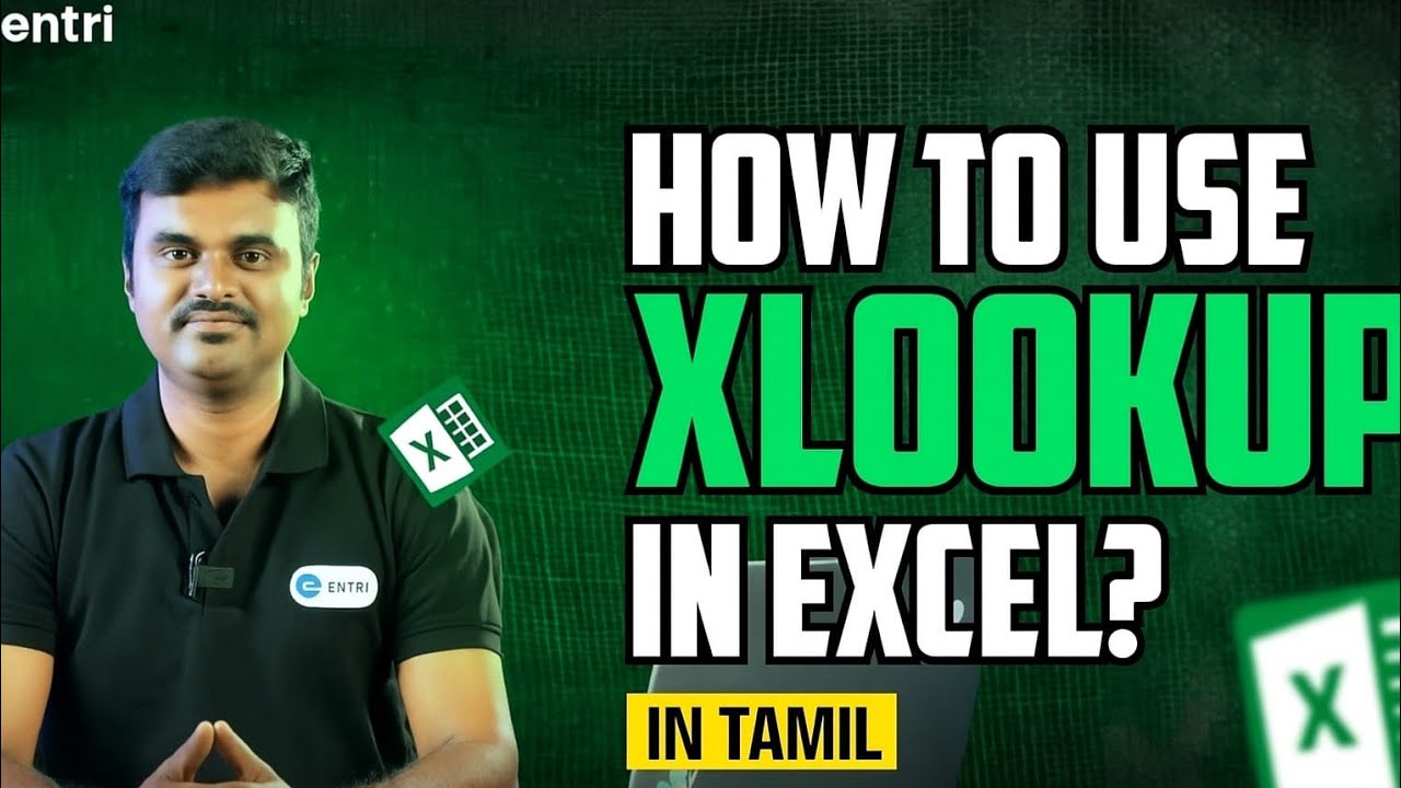 XLOOKUP Excel Formula Explained in Tamil | Full Step-by-Step Tutorial
