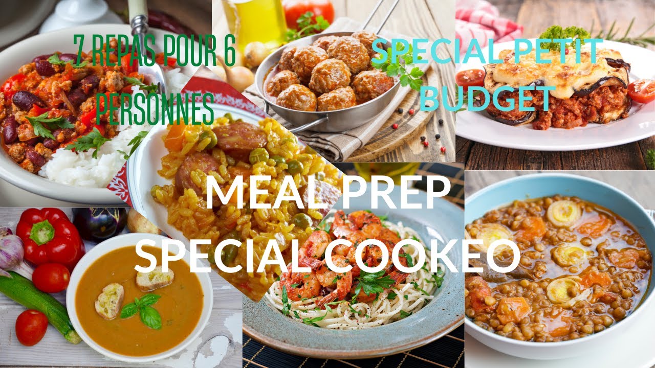 MEAL PREP SPECIAL COOKEO / COOK WITH ME / 7 REPAS POUR 6 EN 4H 