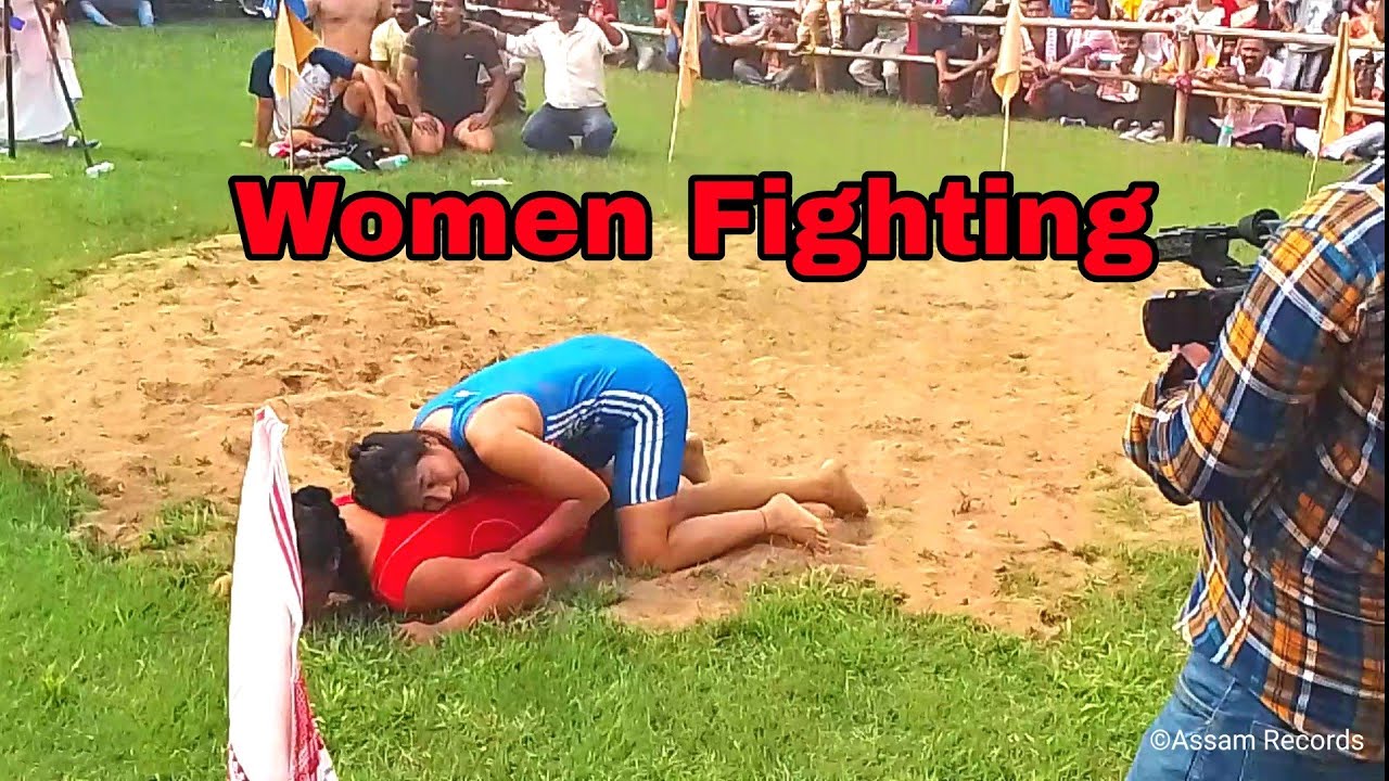 Women Fighting Sivasagar Rang Ghar Women Wrestling YouTube