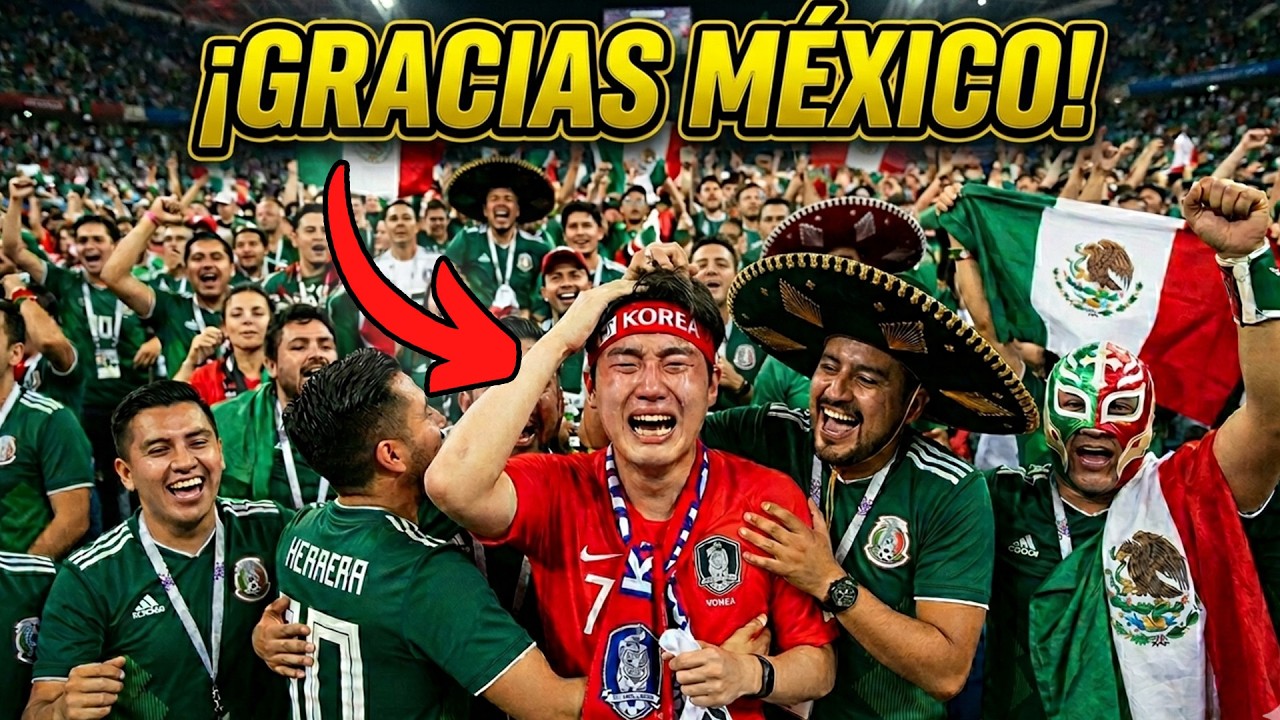 ¡COREA ROMPE EN LLANTO! El Impresionante Gesto de México que Conmovió a Todo un País